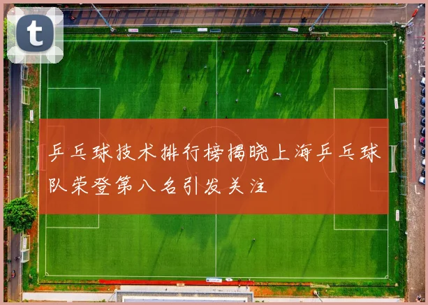 乒乓球技术排行榜揭晓上海乒乓球队荣登第八名引发关注
